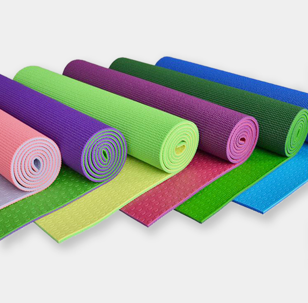 TPE eco-friendly and tasteless two-color dot yoga mat